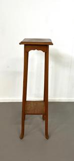 Antiek vintage eiken plantenstandaard uit de jaren 40, Antiek en Kunst, Antiek | Woonaccessoires, Ophalen