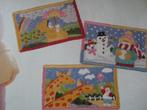 Borduurpatroon  4 x Kinder motiefjes nr 4072 map, Verzenden, Nieuw, Handborduren, Patroon