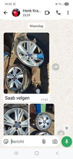 Velgen 4 stuks originele Saab 95, Ophalen of Verzenden, Gebruikt