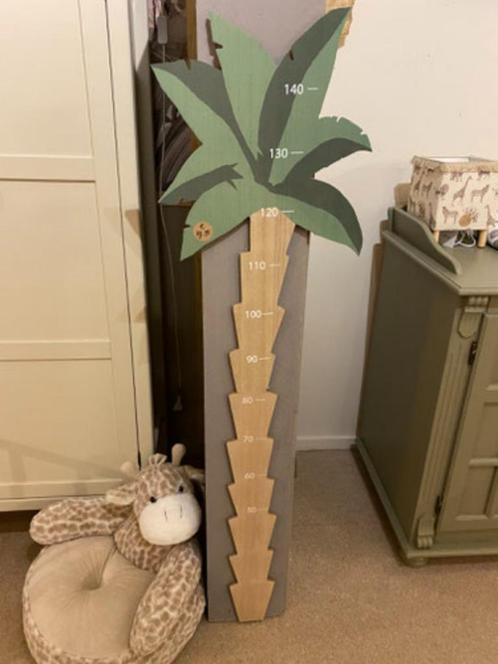 Houten meetlat Jungle Palm, Kinderen en Baby's, Kinderkamer | Inrichting en Decoratie, Nieuw, Wanddecoratie, Ophalen of Verzenden