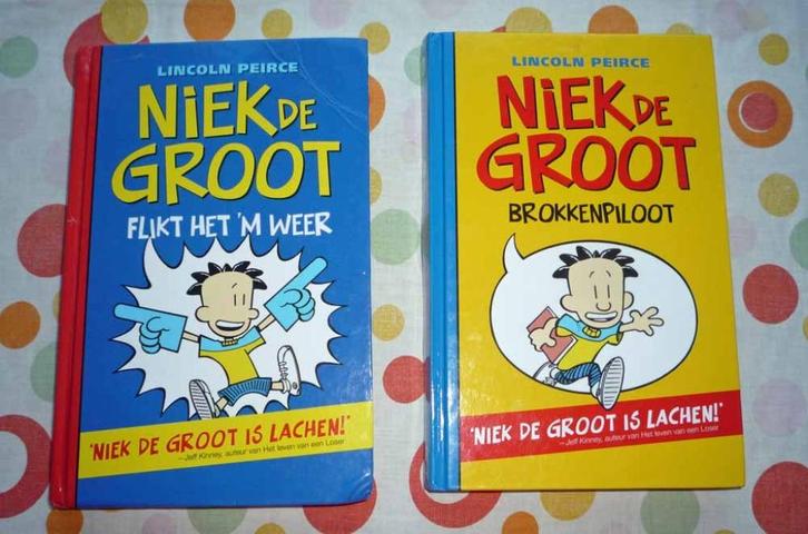 2x Niek de Groot: Brokkenpiloot en Niek de Groot Flikt het, Boeken, Kinderboeken | Jeugd | 10 tot 12 jaar, Gelezen, Ophalen of Verzenden