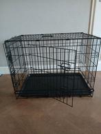 Hondenbench 76x47x58 zwart met deurtjes, Dieren en Toebehoren, Hondenhokken, Ophalen, Gebruikt, 75 tot 110 cm, Minder dan 65 cm