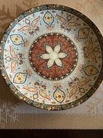 Marokkaans bord - Amarir - 22 cm, Gebruikt, Porselein of Keramiek, Schaal, Rond