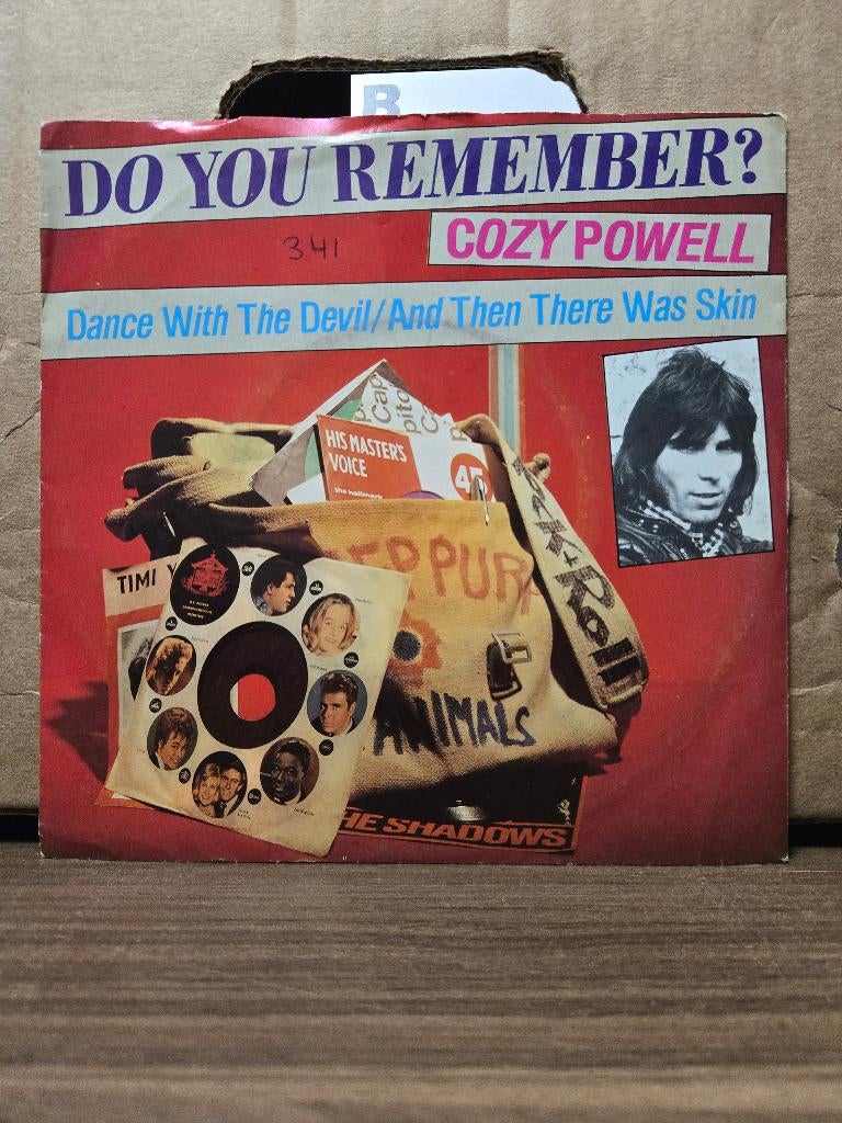 Cozy Powell - Dance with the devil/And then there was skin, 7 inch, Single, Ophalen of Verzenden, Zo goed als nieuw
