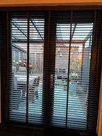 Houten Jaloezieën, Huis en Inrichting, Stoffering | Gordijnen en Lamellen, Ophalen, Zo goed als nieuw, Bruin
