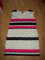 Retro polkadot streep stip jurk van Norah maat 46 48 50, Kleding | Dames, Jurken, Verzenden, Zwart, Maat 46/48 (XL) of groter