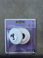 Gama CV buisrozet 22mm wit 4 stuks, Overige materialen, Overige typen, Nieuw, Minder dan 2 meter