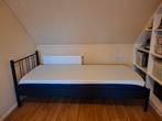 Bed (inclusief lattenbodem en matras met topper, Huis en Inrichting, Slaapkamer | Bedden, Ophalen, Gebruikt, 90 cm, Eenpersoons