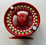Einarsson 3 Plus Limited Red Vliegvisreel + WF4F Nymph lijn, Watersport en Boten, Hengelsport | Vliegvissen, Ophalen of Verzenden