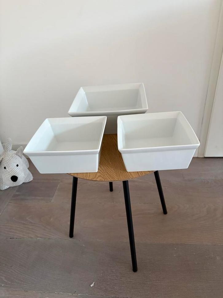 ASA Selection Porseleinen Schalen - Quadro Design, Huis en Inrichting, Woonaccessoires | Schalen en Manden, Gebruikt, Schaal, Vierkant