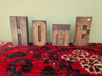 Vintage houten drukletters, Ophalen of Verzenden
