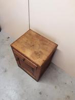 Houten kastje met lade en deurtje, Ophalen, Gebruikt, 1 of 2 laden, .