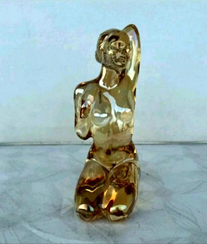 Lalique Aphrodite GOLD LUSTER, Antiek en Kunst, Antiek | Glas en Kristal, Ophalen of Verzenden