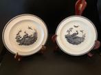 wedgwood, Liverpool Birds 2x, Huis en Inrichting, Ophalen of Verzenden, Zo goed als nieuw, Bord(en), Wedgwood