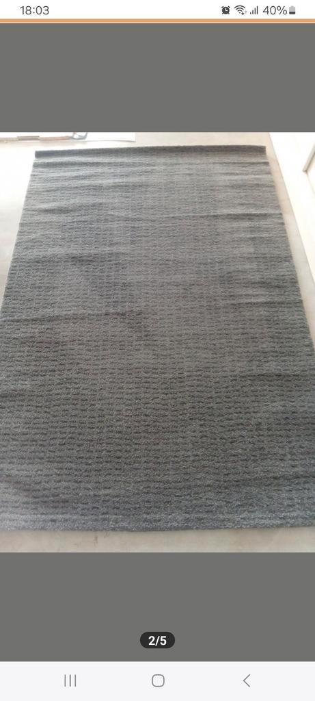 IKEA Langsted Vloerkleed - Grijs (2x), Huis en Inrichting, Stoffering | Tapijten en Kleden, Zo goed als nieuw, 100 tot 150 cm