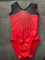 Rood/zwart turnpakje maat CME, Zo goed als nieuw, Turnpak(je), Rood, Kindermaat 122 t/m 140