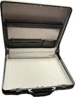 Vintage Aktetas / Documentenkoffer, Gebruikt, 50 tot 60 cm, Hard kunststof, Slot