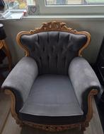 Klassieke Rococo Fauteuil, Ophalen, Gebruikt, Rococo, 75 tot 100 cm