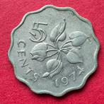 Swaziland 5 cents 1974, Postzegels en Munten, Munten | Afrika, Overige landen, Verzenden