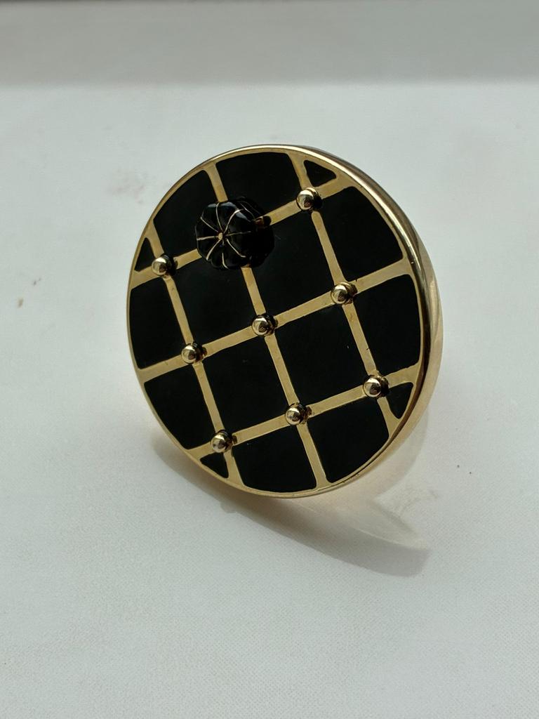 17mm Ring Marcel Wanders (vintage costume ring), IJzer of Staal, Ophalen of Verzenden, 17 tot 18, Dame