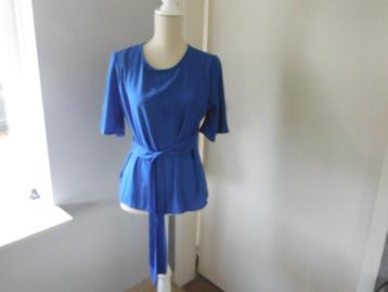mooi blauw topje/blouse, Charget, mt 36/38 beschikbaar voor biedingen
