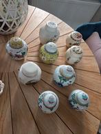 9 Vintage Gemberpotten - Decoratief, Antiek en Kunst, Antiek | Keramiek en Aardewerk, Ophalen