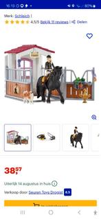 Schleich Horse Club Paardenstal Compleet, Ophalen of Verzenden, Zo goed als nieuw, Poppenhuis