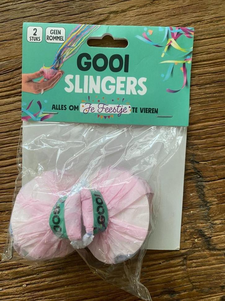Feestartikelen te koop – Gooislingers + Party Popper (nieuw), Hobby en Vrije tijd, Feestartikelen, Nieuw, Versiering, Overige