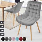 Eetkamer stoelen grijs. Nieuw!!, Ophalen of Verzenden, Nieuw, Grijs, Twee