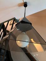 Moderne hanglamp met geometrisch design, Ophalen, Zo goed als nieuw, Glas, Minder dan 50 cm