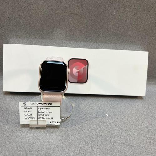 Apple Watch series 9 | 41mm | Roze | doos | A2978 | 380289, Sieraden, Tassen en Uiterlijk, Smartwatches, Zo goed als nieuw, iOS