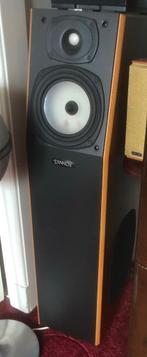 Tannoy P40 speakers in zeer nette staat en waanzinnig geluid, Zo goed als nieuw, 120 watt of meer, Front, Rear of Stereo speakers