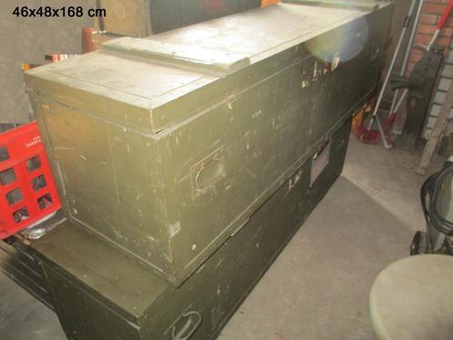 Houten kisten ex nl leger afkomstig o.a van genie., Verzamelen, Militaria | Algemeen, Landmacht, Kist of Geocache, Nederland, Ophalen