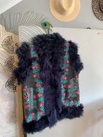 Vintage afghaanse waistcoat M bohemian embroidery gilet, Kleding | Dames, Maat 38/40 (M), -, Blauw, -