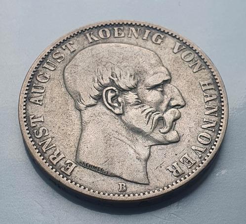 Taler Hannover 1851, Postzegels en Munten, Munten | Europa | Niet-Euromunten, Losse munt, Duitsland, Zilver, Ophalen of Verzenden