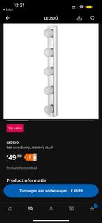 Led wandlamp ledsjö, Ophalen, Zo goed als nieuw