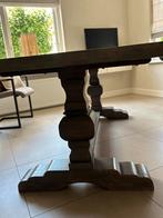 Teak houten klooster tafel, Huis en Inrichting, Tafels | Eettafels, Ophalen, Gebruikt, 100 tot 150 cm, Teakhout