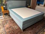 2 persoonsbed - babyblauw - 180x200cm, Huis en Inrichting, Slaapkamer | Boxsprings, Ophalen, Gebruikt, Blauw, Tweepersoons