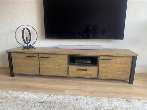 Tv meubel steelwood, Huis en Inrichting, Kasten | Televisiemeubels, Zo goed als nieuw, Minder dan 100 cm, 25 tot 50 cm, Ophalen