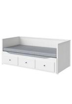 Ikea Hemnes Bedbank, Ophalen, Wit, Tweepersoons, Zo goed als nieuw