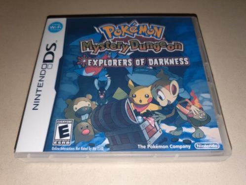Pokemon Mystery Dungeon Explorers of Darkness DS Game Case, Spelcomputers en Games, Games | Nintendo DS, Zo goed als nieuw, Verzenden