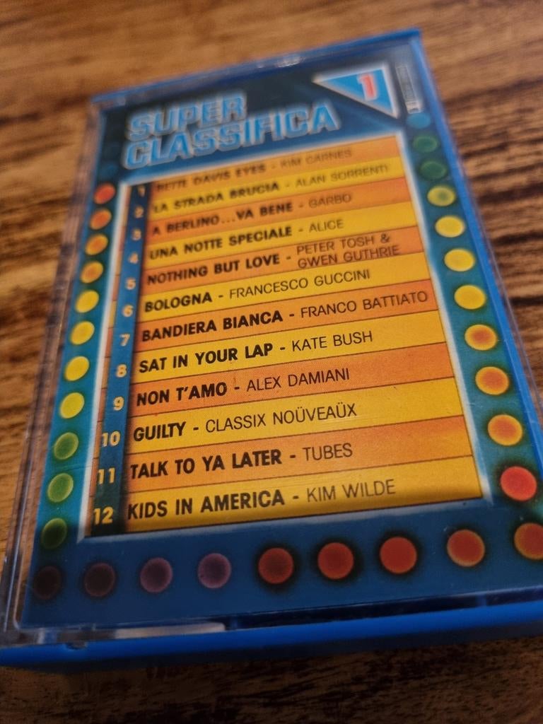 Super Classifica 1 - Cassetteband, 1 bandje, Ophalen of Verzenden, Zo goed als nieuw, Origineel