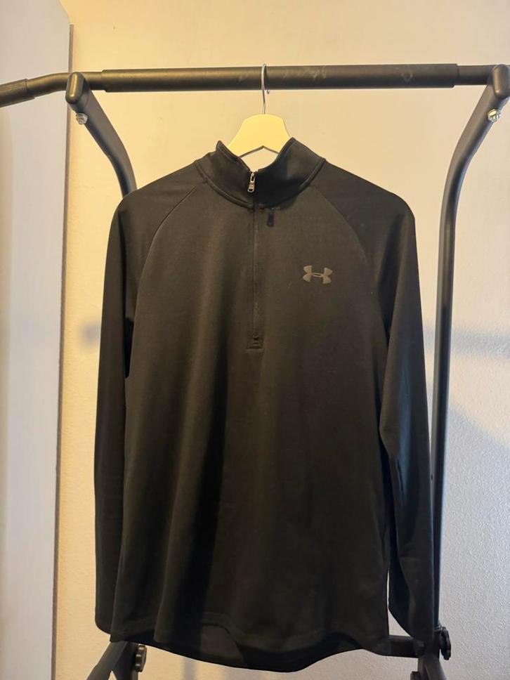 Under Armour Longsleeve Tech 2.0 Maat M, Kleding | Heren, Sportkleding, Zo goed als nieuw, Fitness, Maat 48/50 (M), Zwart, Ophalen of Verzenden