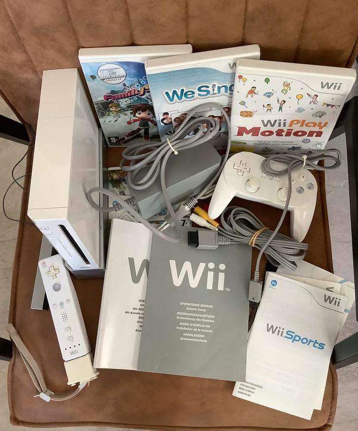 Nintendo Wii met veel spellen!, Spelcomputers en Games, Spelcomputers | Nintendo Wii, Gebruikt, Ophalen of Verzenden