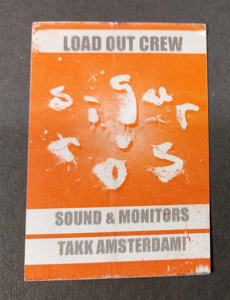 Sigur Ros BACKSTAGE PASS Amsterdam 17 november 2006, Verzenden, Gebruikt, Foto of Kaart