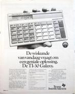 6 vintage reclames advertenties rekenmachines 63-86 TI Casio, Verzamelen, Gebruikt, Ophalen