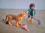Playmobil jachtluipaard met oppas en voer, Ophalen of Verzenden, Zo goed als nieuw, Complete set