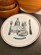 Gien France groot bord ‘Fromages’ serveerbord, Huis en Inrichting, Keuken | Servies, Ophalen of Verzenden, Zo goed als nieuw, Bord(en)