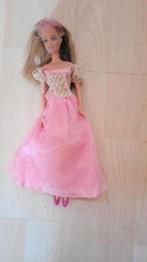 Barbiepop met roze prinsessen jurk, Ophalen of Verzenden, Zo goed als nieuw, Barbie