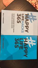 Kelly Weekers - Happy lifehacks 365, Boeken, Psychologie, Ophalen of Verzenden, Zo goed als nieuw, Kelly Weekers